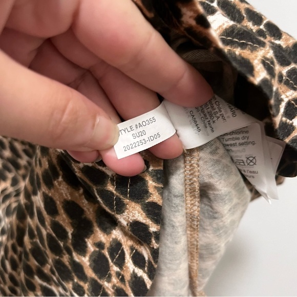 J CREW Cheetah Print Cotton Midi Tank Dress Size Small - Picture 9 of 10